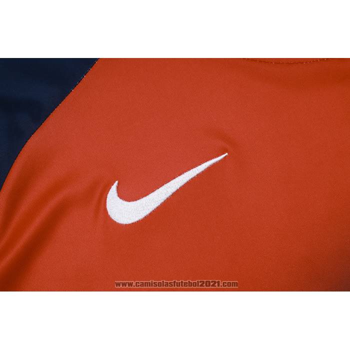 Fato de Treino Paris Saint-Germain Manga Curta 2023-2024 Vermelho y Azul - Calcas Curta